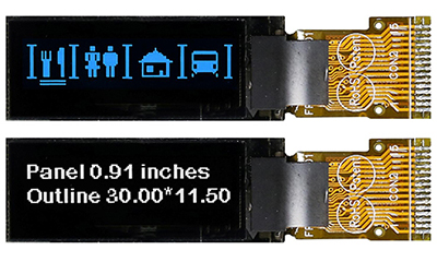 0.91” 128x32 WEO012832D