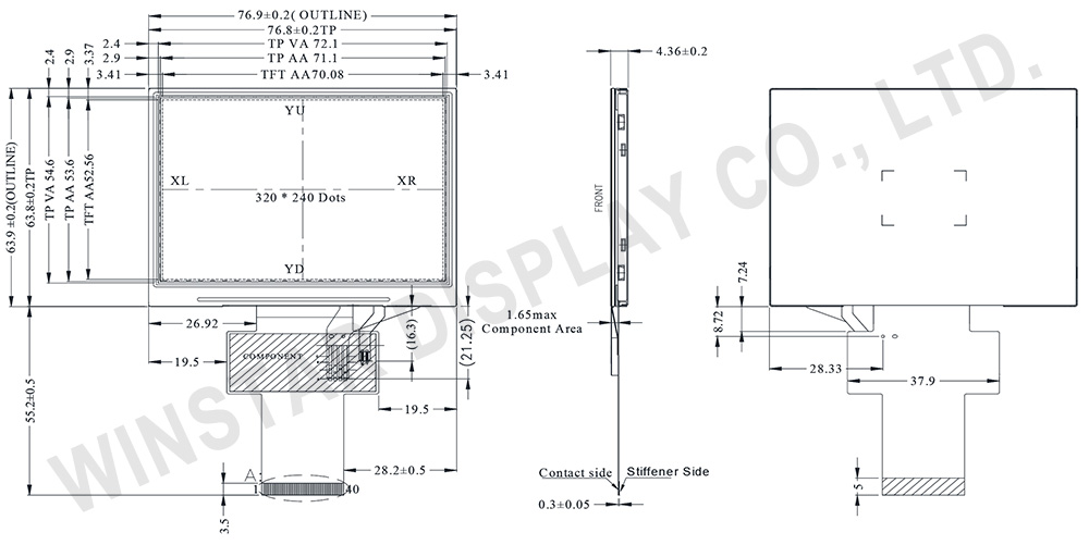 WF35Y TFT LCD Module spec