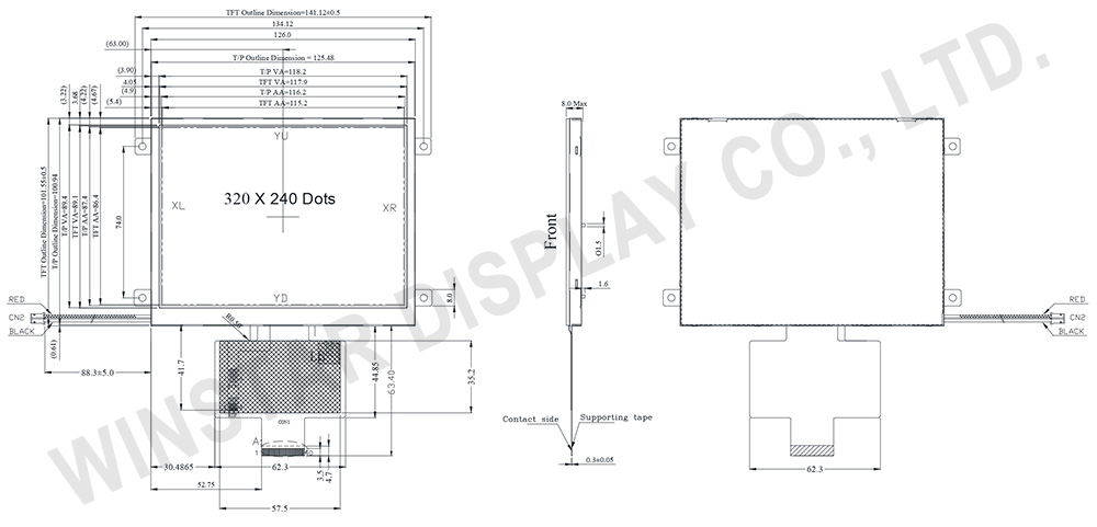 WF57Y TFT LCD Module spec