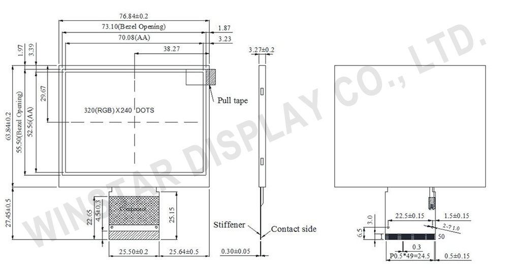 Drawing and pin define for WF35R