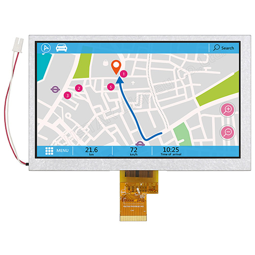 LVDS 7 inch TFT WF70B with High Brightness & Wide View Angle