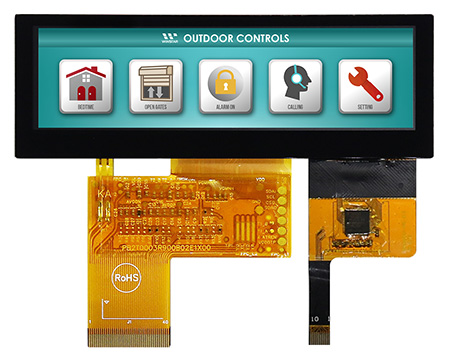 3,9" Bar TFT WF39BTLASDNG0 (mit kapazitivem Touch Panel)