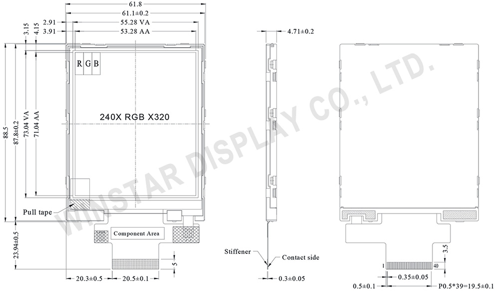 WF35WSWAJDNN0 - Winstar Display