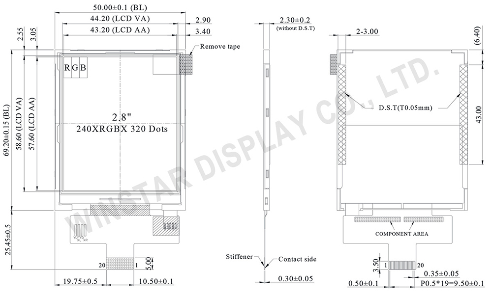 WF28GTLAJDNN0 - Winstar Display