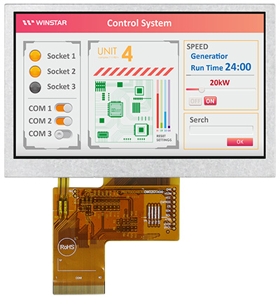 WF43WTYAEDNN0 - Winstar Display