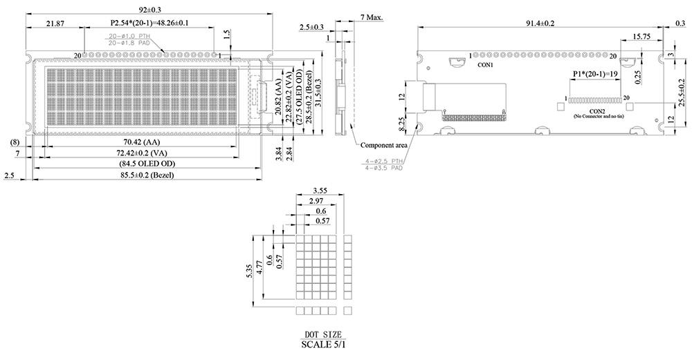 WEP002004C - Winstar Display