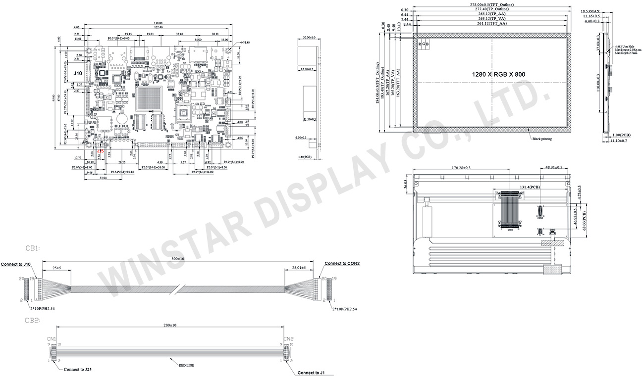12.1 PCAP TFT Module (LVDS) with Android Embedded System / Linux Embedded System