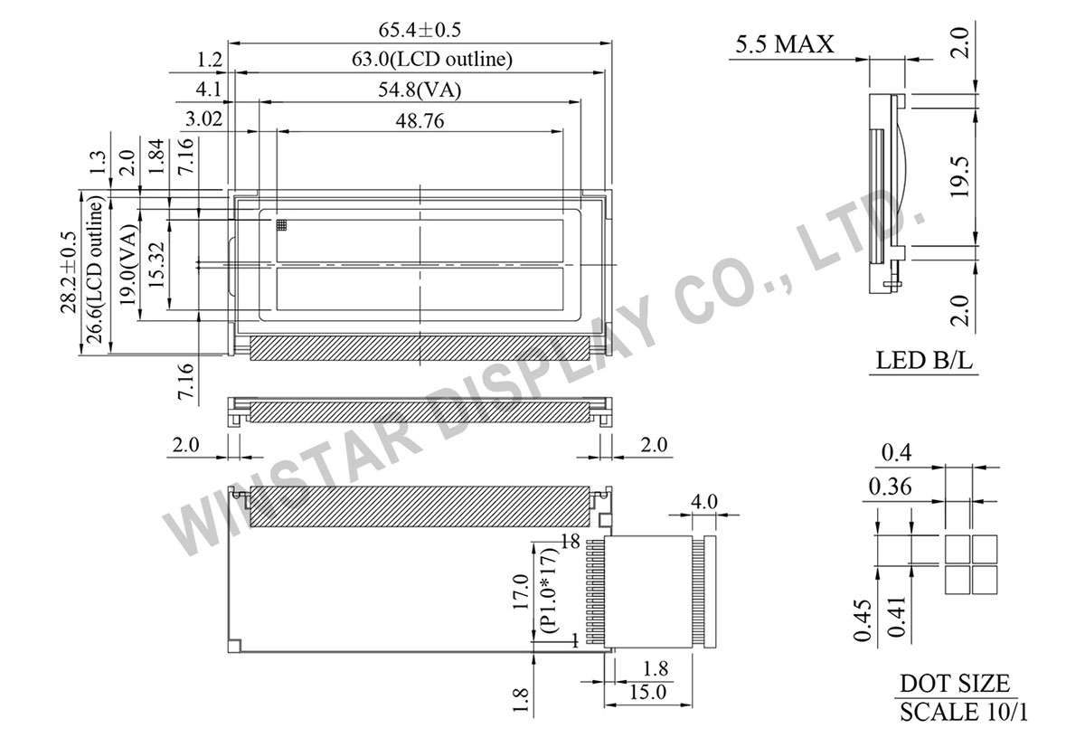 WG12232M - Winstar Display