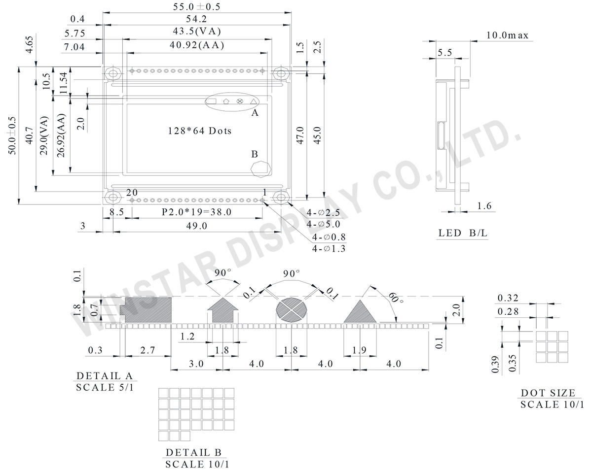 Graphic Module 128x64 - WG12864E1