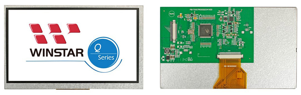 TFT LCD من شركة وينستار - سلسلة Q - 3.5 inch tft lcd, 3.5 tft lcd, 3.5" tft lcd, tft lcd 3.5, tft lcd 3.5", 3.5 tft display, tft display 3.5