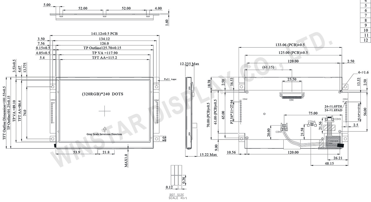 WF57MTIBCDRGB - Winstar
