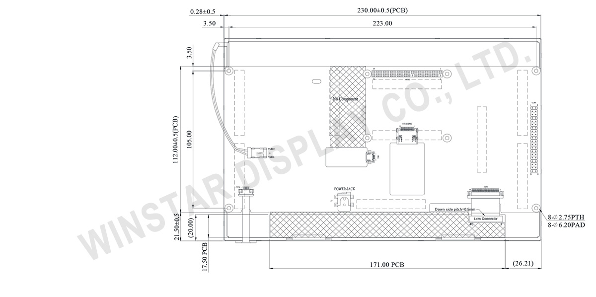 10.1" HDMI Interface IPS TFT-LCD (RTP) - Winstar Display