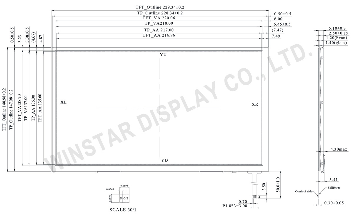 HD IPS Display, IPS Touchscreen Display, IPS LCD Touchscreen - LVDS - Winstar