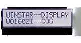 Monochrome LCD Display Module 16x2, Monochrome LCD Display - WO1602I