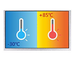 Wide Temperature TFT LCD, Active Matrix TFT Colour LCD Display
